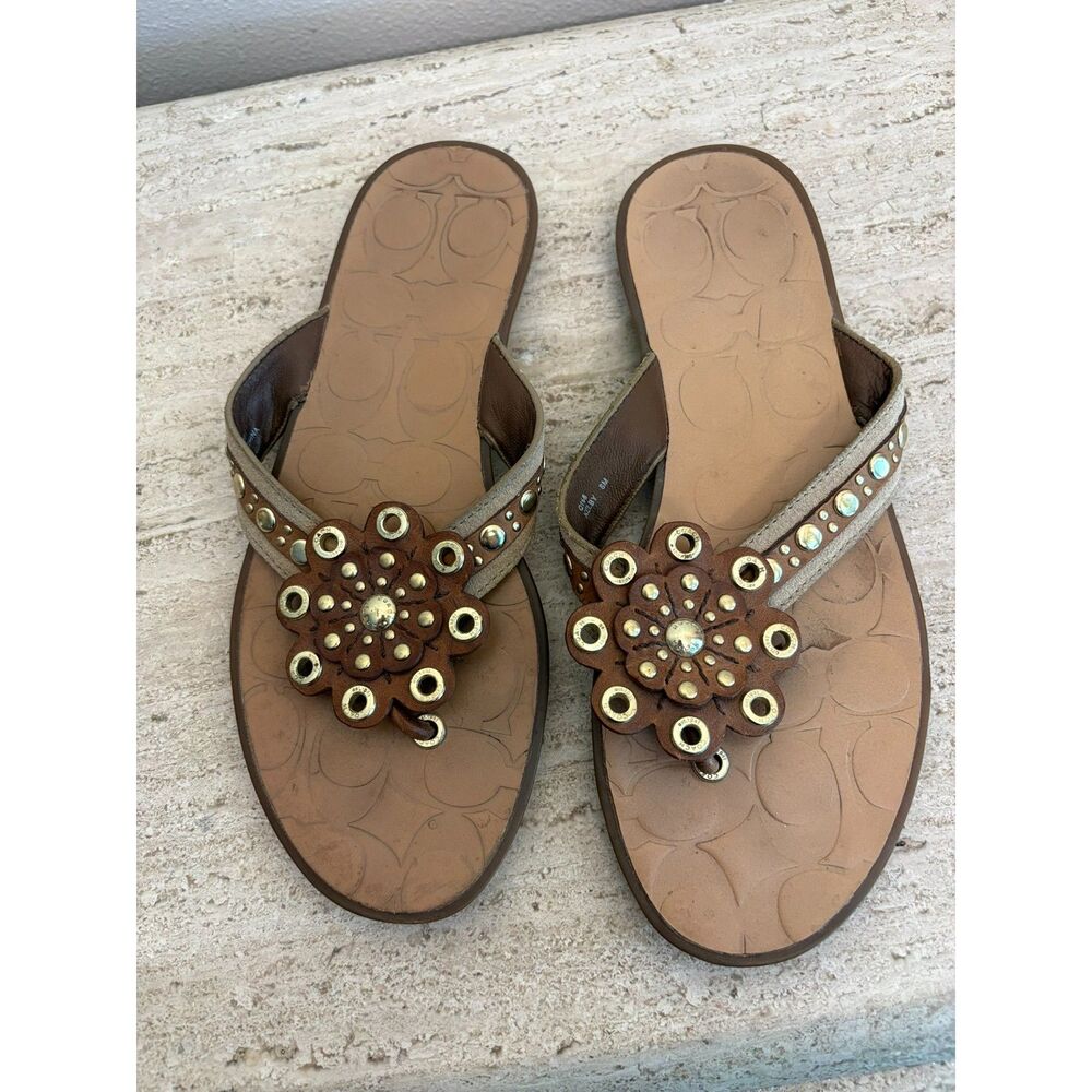 Coach Kelby Sandals - Brown